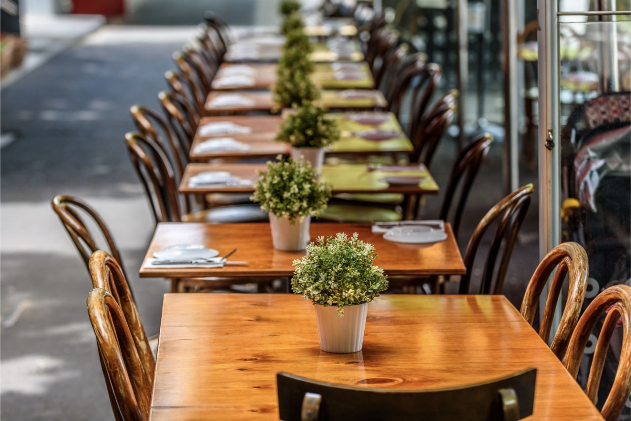 Lygon Street Restaurant Tables